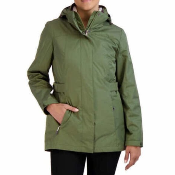 NWT 3-in-1 Rain Systems Jacket & Vest | Green | Small | GERRY - Picture 1 of 6